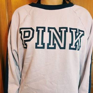 Pink oversized sweatshirt